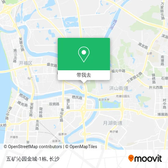 五矿沁园金城-1栋地图