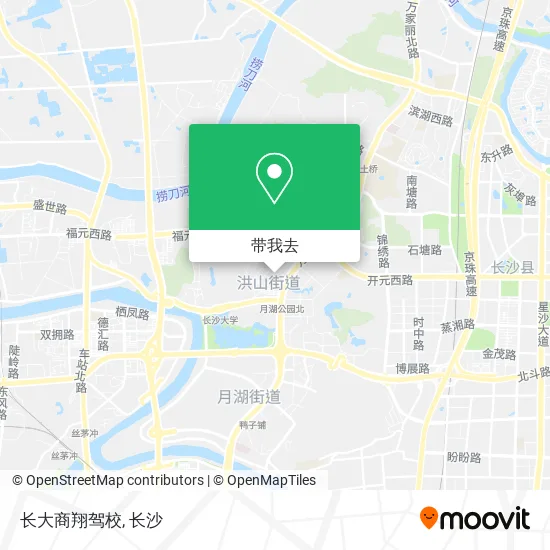 长大商翔驾校地图