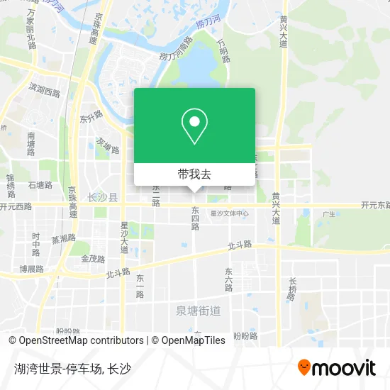 湖湾世景-停车场地图