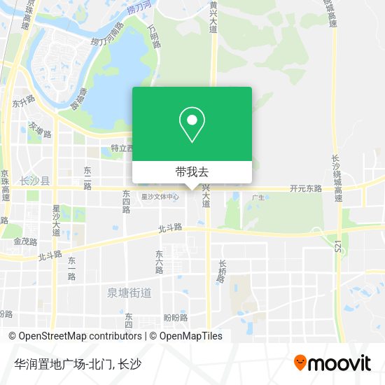华润置地广场-北门地图