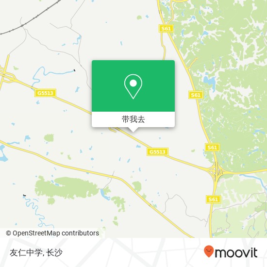 友仁中学地图