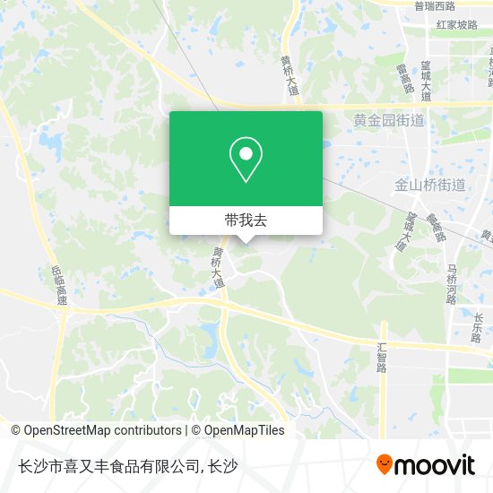 长沙市喜又丰食品有限公司地图