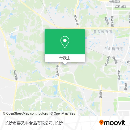 长沙市喜又丰食品有限公司地图