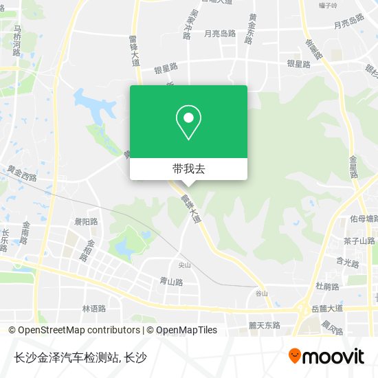 长沙金泽汽车检测站地图