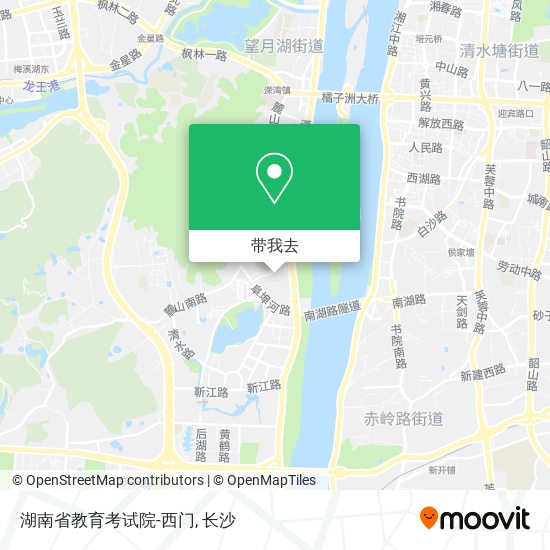 湖南省教育考试院-西门地图