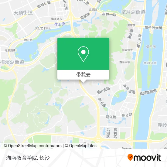 湖南教育学院地图