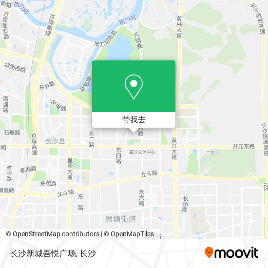 长沙新城吾悦广场地图
