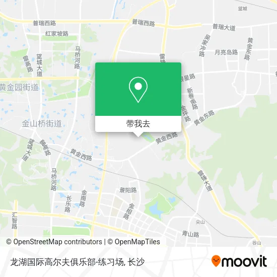 龙湖国际高尔夫俱乐部-练习场地图