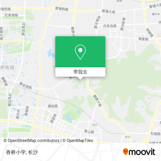香桥小学地图