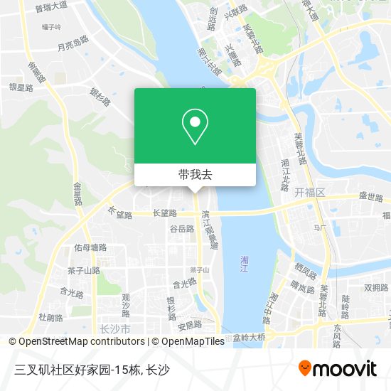 三叉矶社区好家园-15栋地图