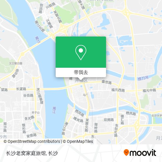 长沙老窝家庭旅馆地图