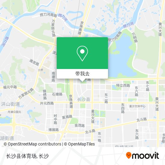 长沙县体育场地图