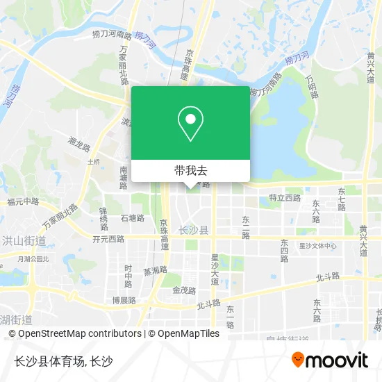 长沙县体育场地图