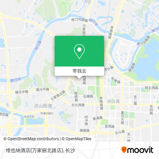 维也纳酒店(万家丽北路店)地图