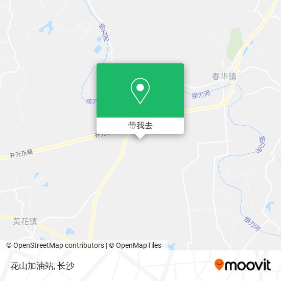 花山加油站地图