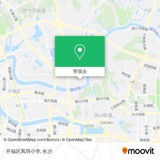 开福区凤羽小学地图