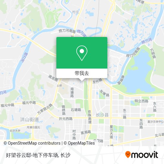 好望谷云邸-地下停车场地图