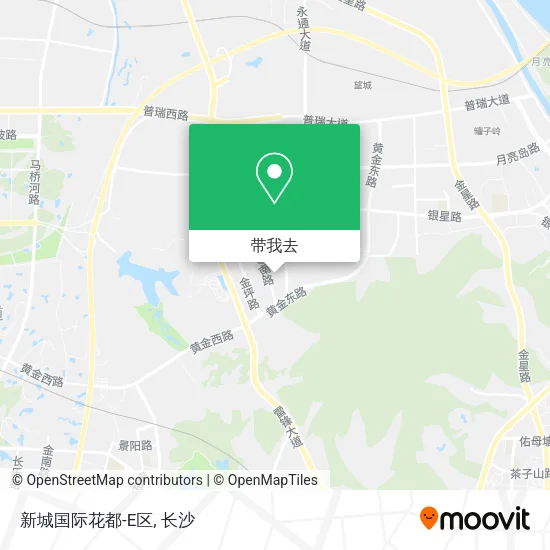 新城国际花都-E区地图
