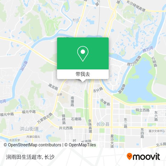润雨田生活超市地图