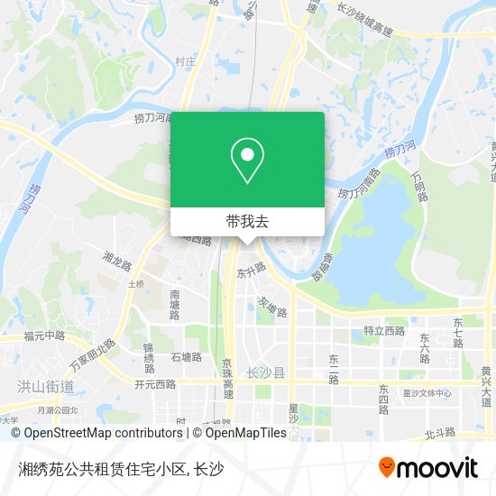 湘绣苑公共租赁住宅小区地图