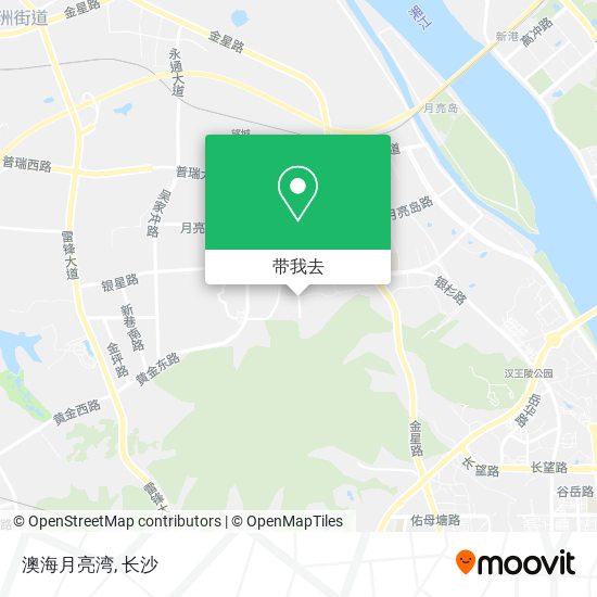澳海月亮湾地图