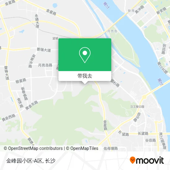 金峰园小区-A区地图