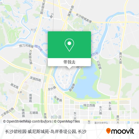 长沙碧桂园·威尼斯城苑-岛岸香堤公园地图