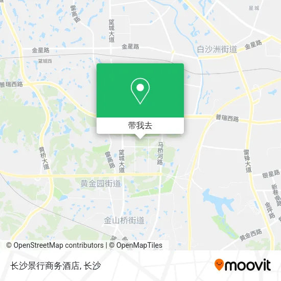 长沙景行商务酒店地图