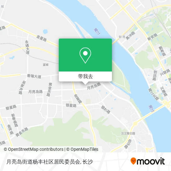 月亮岛街道杨丰社区居民委员会地图