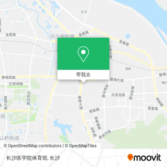 长沙医学院体育馆地图