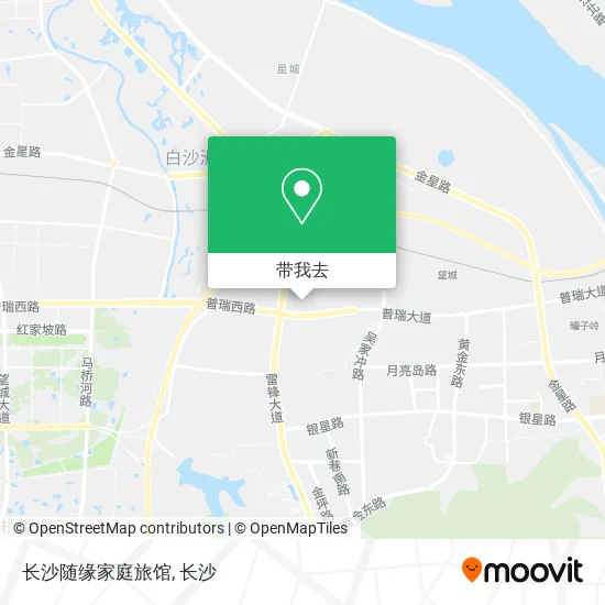 长沙随缘家庭旅馆地图