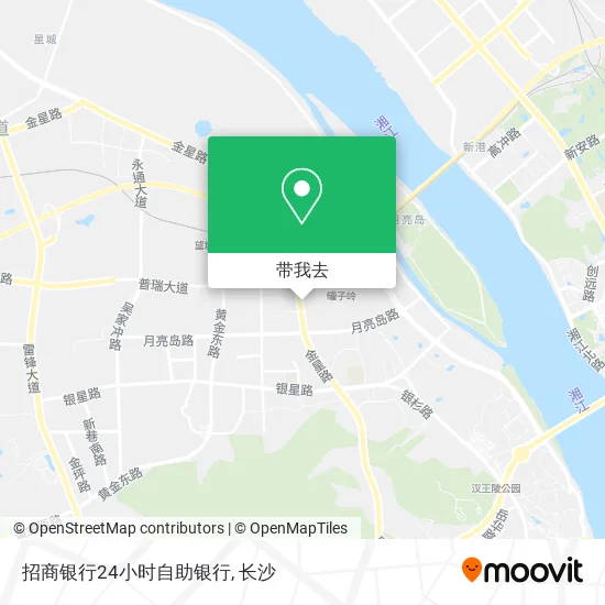 招商银行24小时自助银行地图