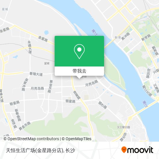 天恒生活广场(金星路分店)地图