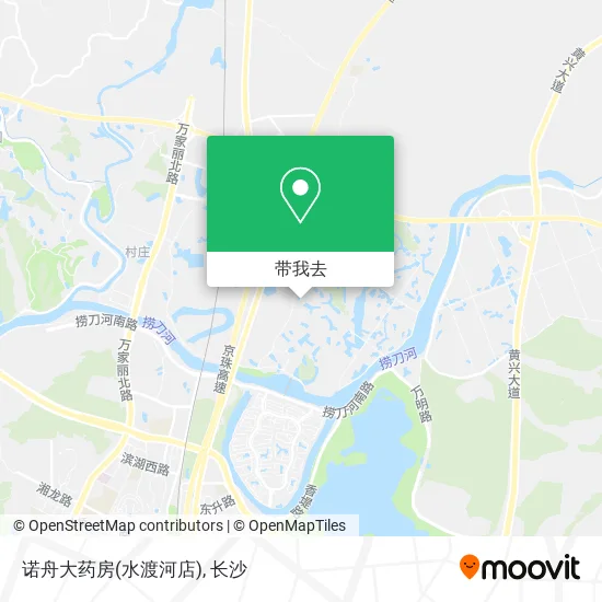 诺舟大药房(水渡河店)地图