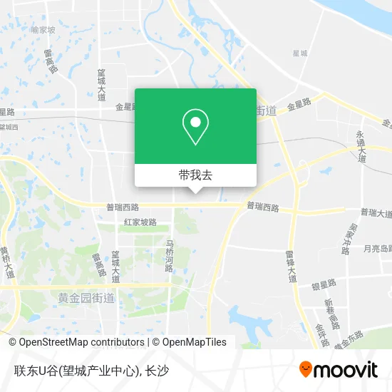 联东U谷(望城产业中心)地图