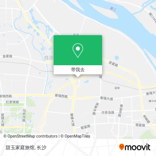 甜玉家庭旅馆地图
