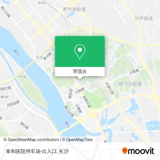 泰和医院停车场-出入口地图