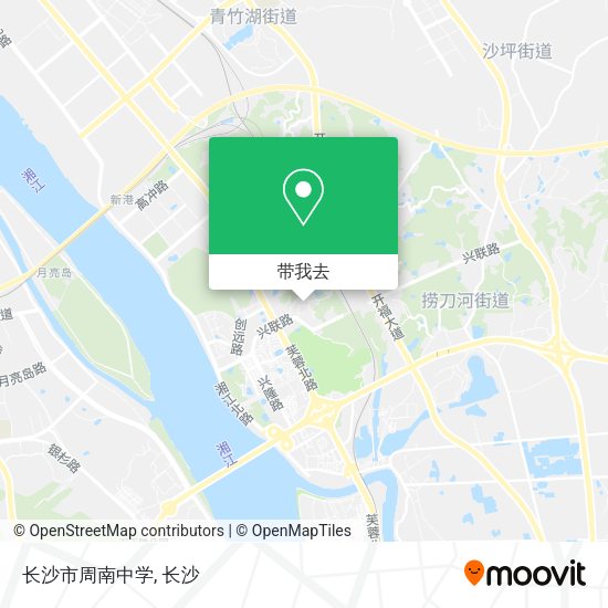 长沙市周南中学地图