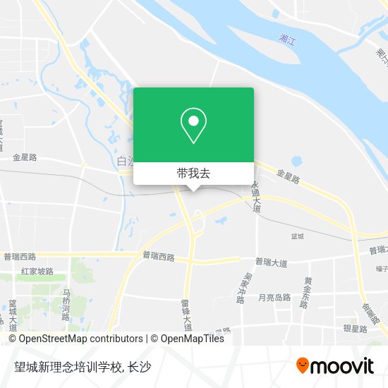 望城新理念培训学校地图