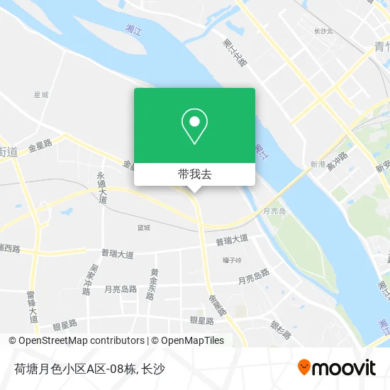 荷塘月色小区A区-08栋地图