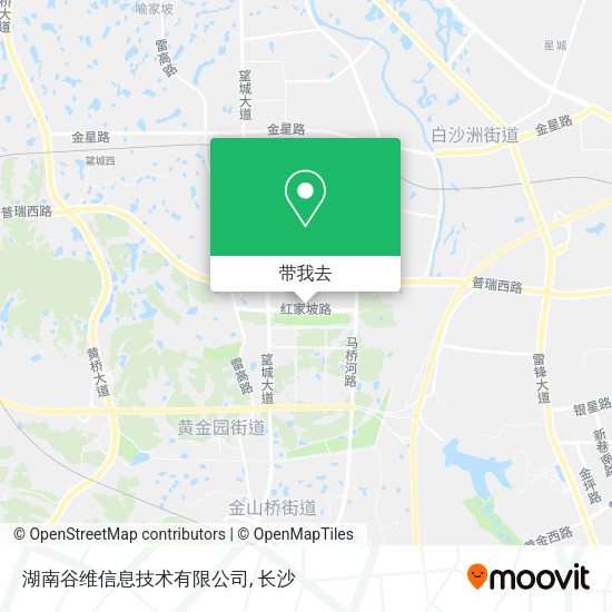 湖南谷维信息技术有限公司地图
