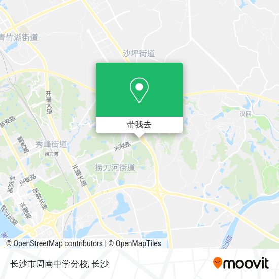 长沙市周南中学分校地图