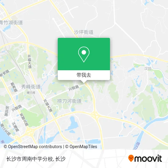 长沙市周南中学分校地图