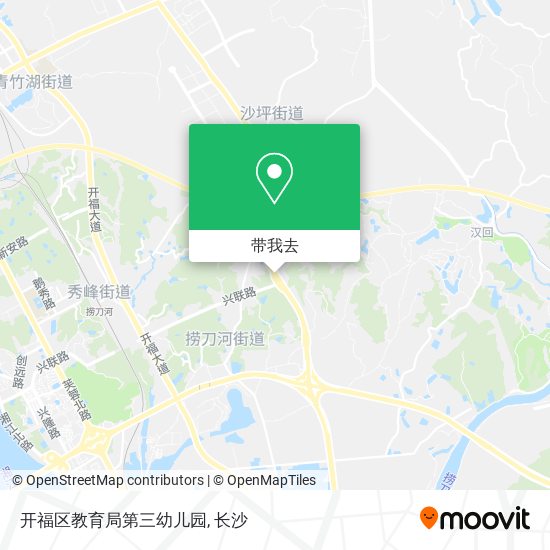 开福区教育局第三幼儿园地图