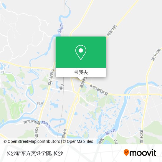 长沙新东方烹饪学院地图