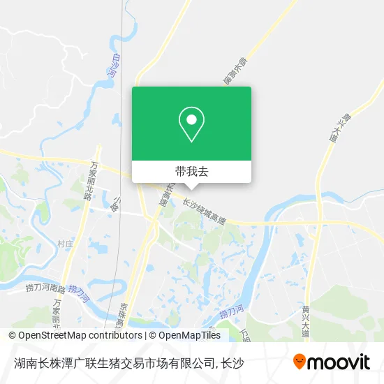 湖南长株潭广联生猪交易市场有限公司地图