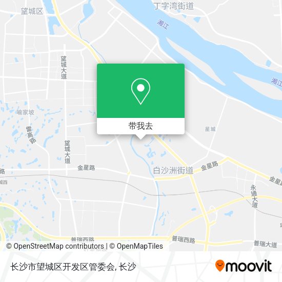 长沙市望城区开发区管委会地图