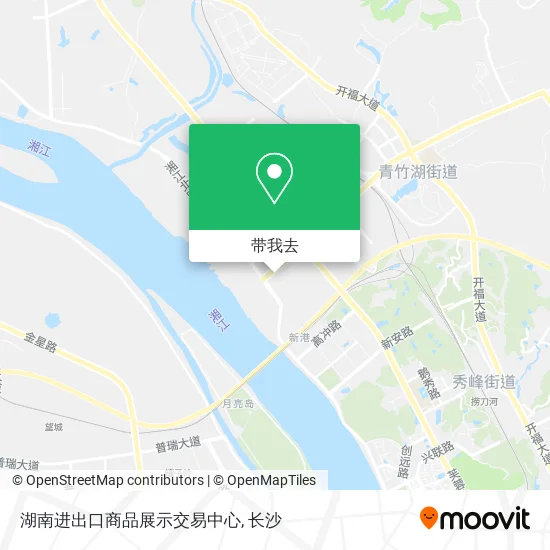 湖南进出口商品展示交易中心地图