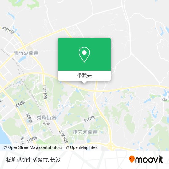 板塘供销生活超市地图