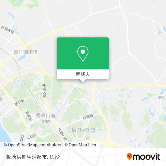 板塘供销生活超市地图